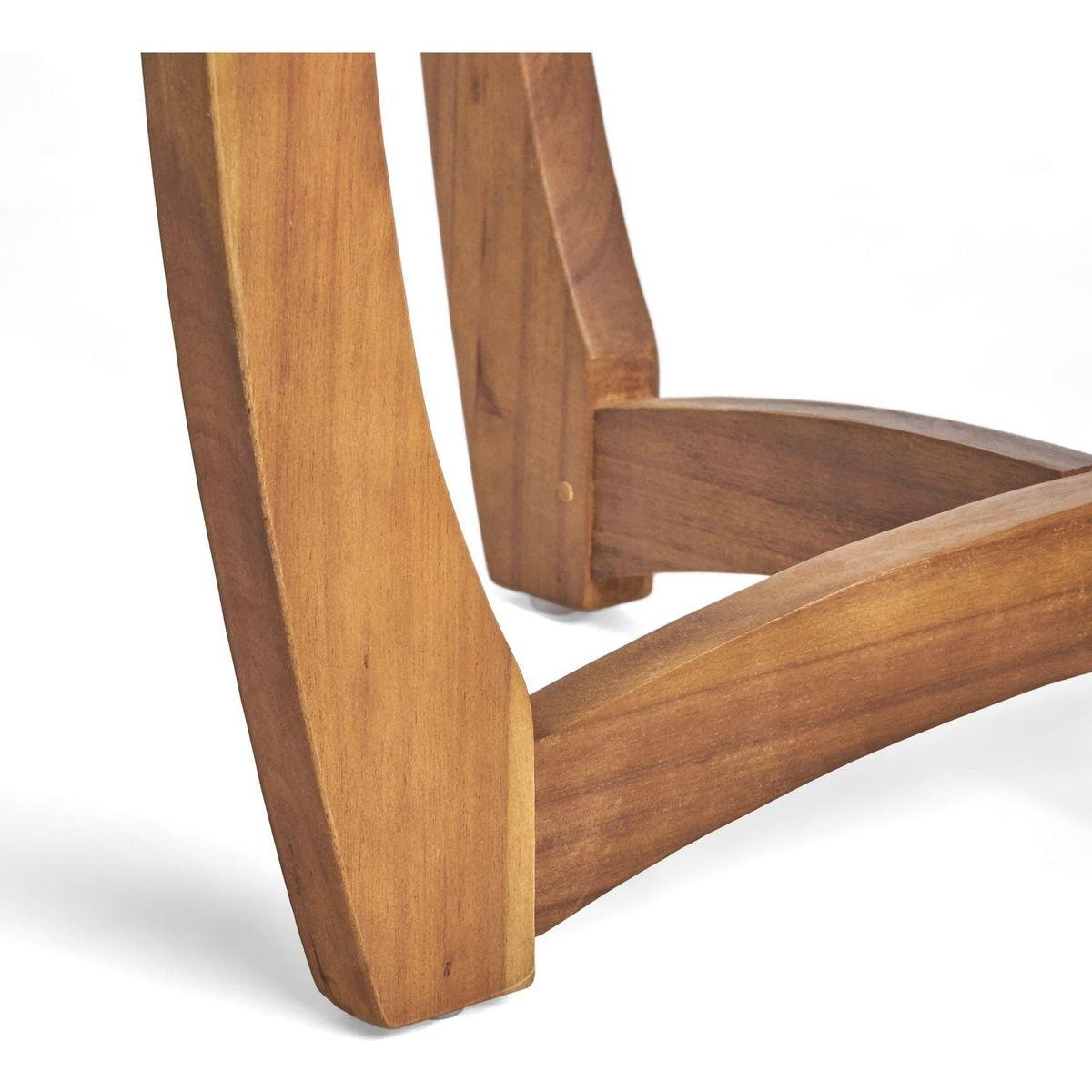 HERMOSA KD WOOD DINING SET with Cushions