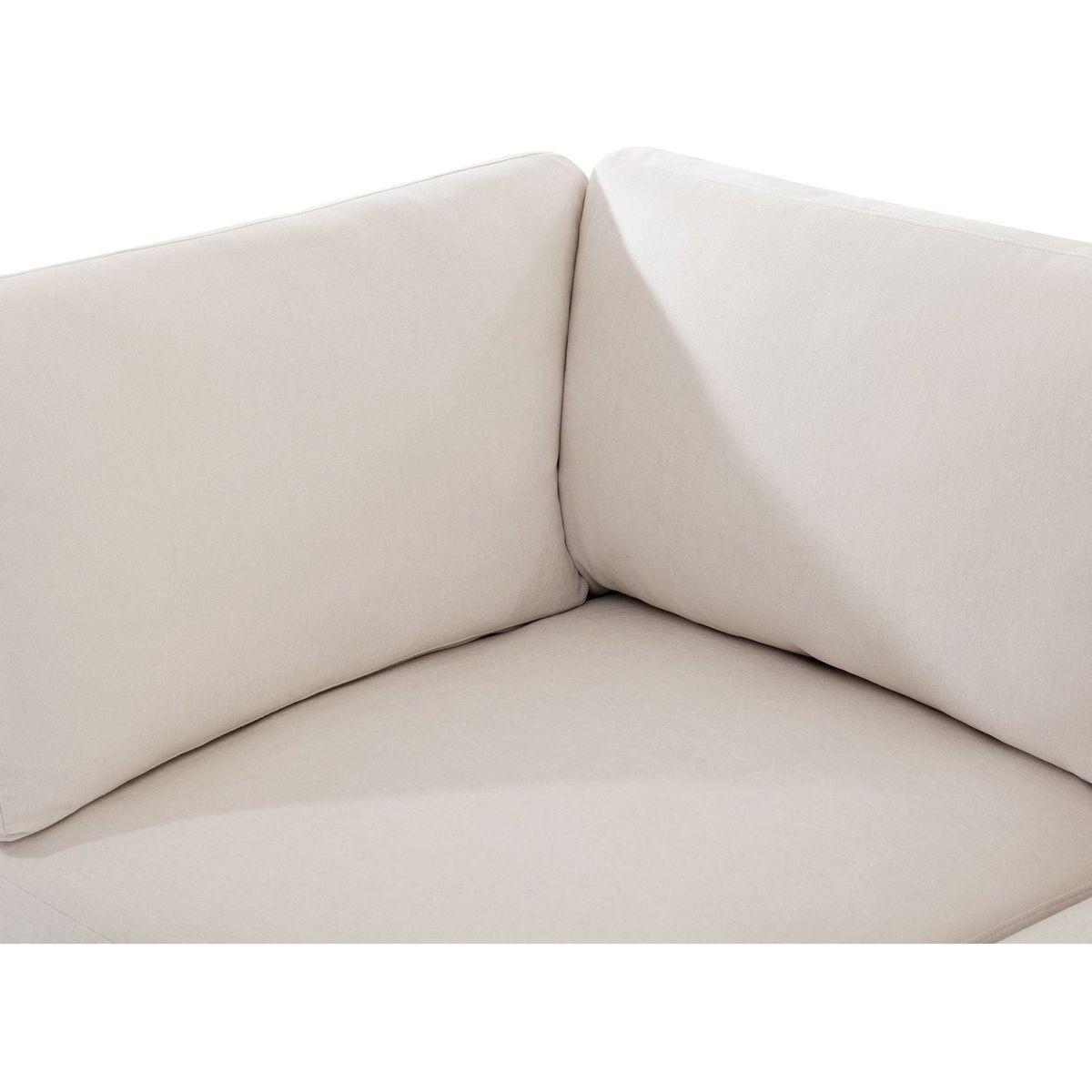 Modern Large U-Shape Sectional Sofa, with Removable Ottomans for Living Room (6-Seater)