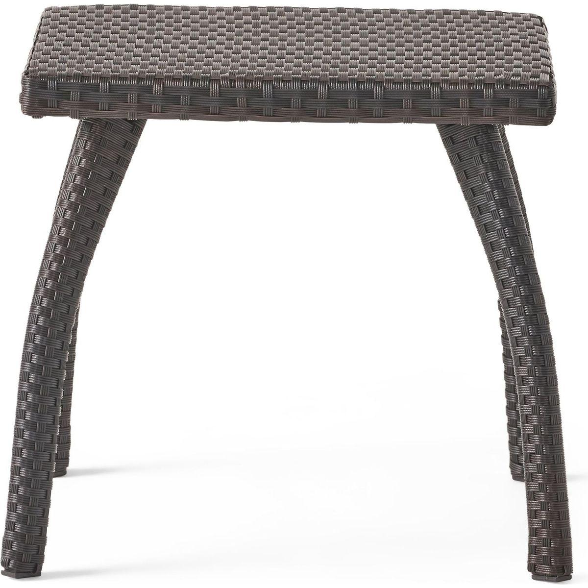 HONOLULU BROWN SIDE TABLE