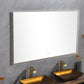 60x 36Inch LED Mirror Bathroom Vanity Mirror with Back Light, Wall Mount Anti-Fog Memory Large Adjustable Vanity Mirror