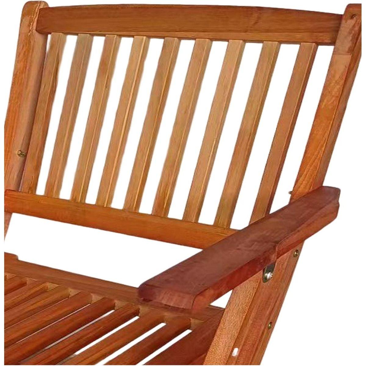 Foldable Patio Dining Set, 4 Folding Chairs, Indoor and outdoor universal, Teak