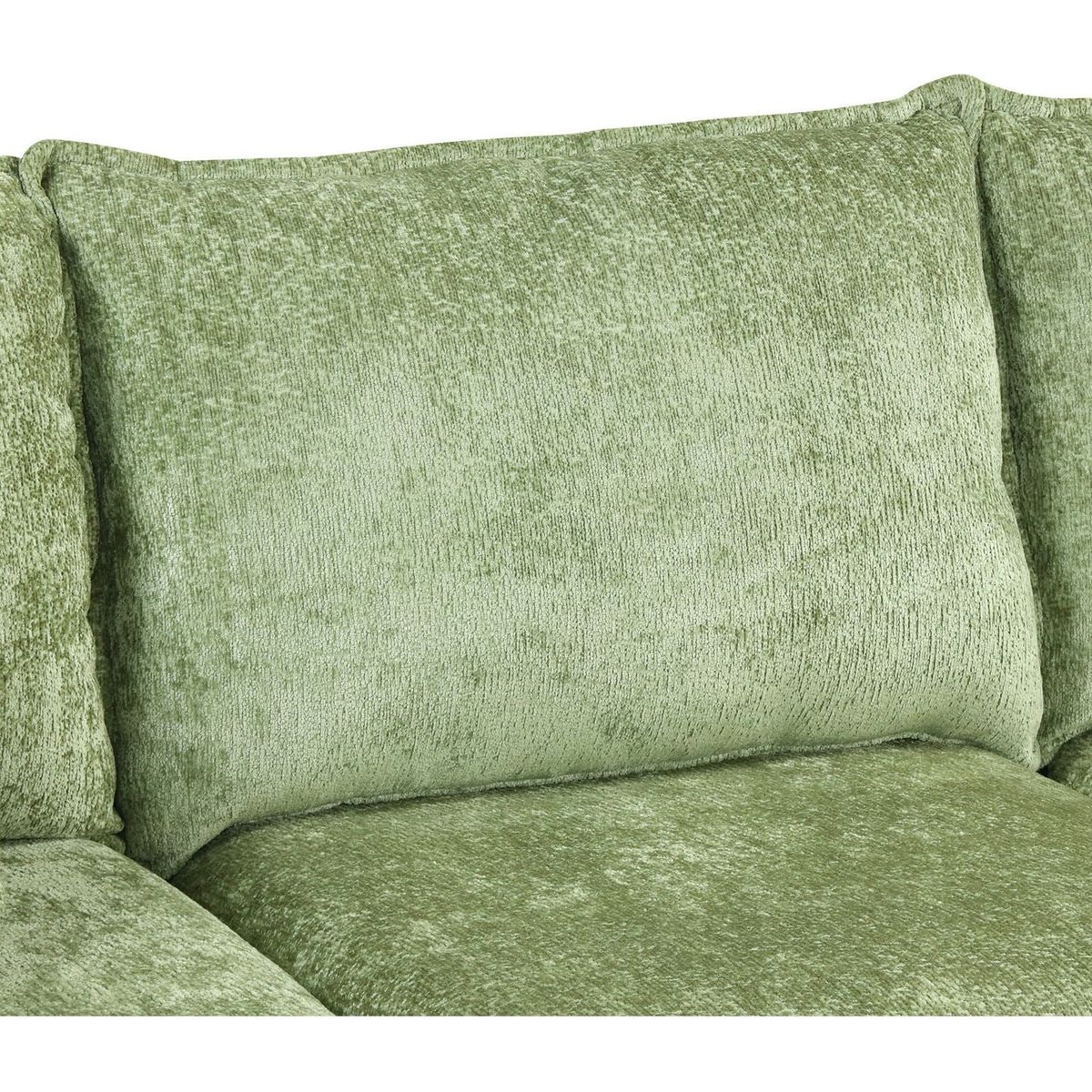 82.67"Convertible Sofa Bed Sectional Sofa Sleeper L-shaped Sofa with a Storage Ottoman,Two Pillows, Two Power Sockets and Two USB Ports for Living Room, Green