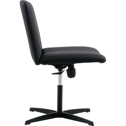 Black High Grade Pu Material. Home Computer Chair Office Chair Adjustable 360 Swivel Cushion Chair With Black Foot Swivel Chair Makeup Chair Study Desk Chair. No Wheels