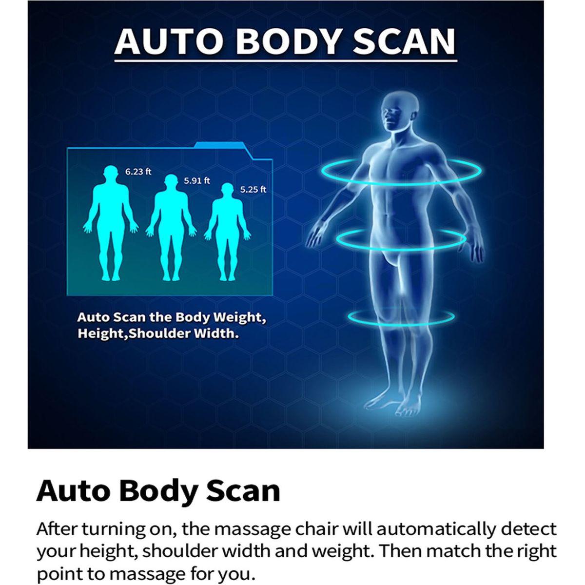 SL type pulley guide -durable leather-2D motor-massage manipulator-Space Saver Design- Track Sliding Zero Gravity Multifunction Massage Chair