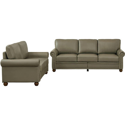 Living Room Sofa with Storage Sofa 2+3 Sectional Grey Faux Leather
