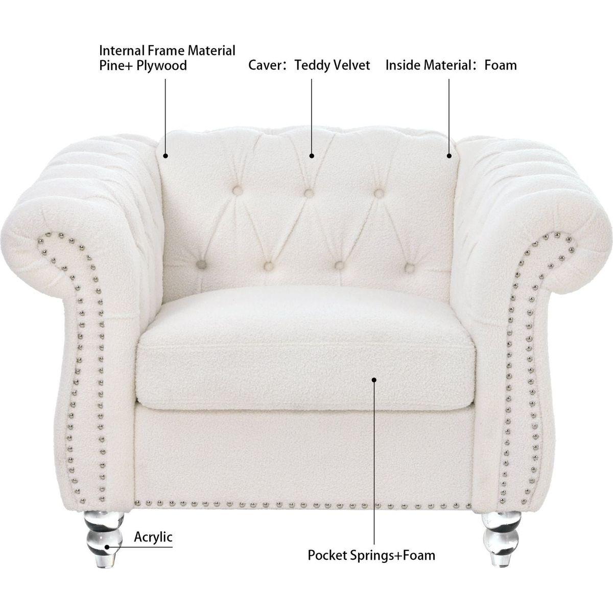 1 Seater Sofa For Living Room