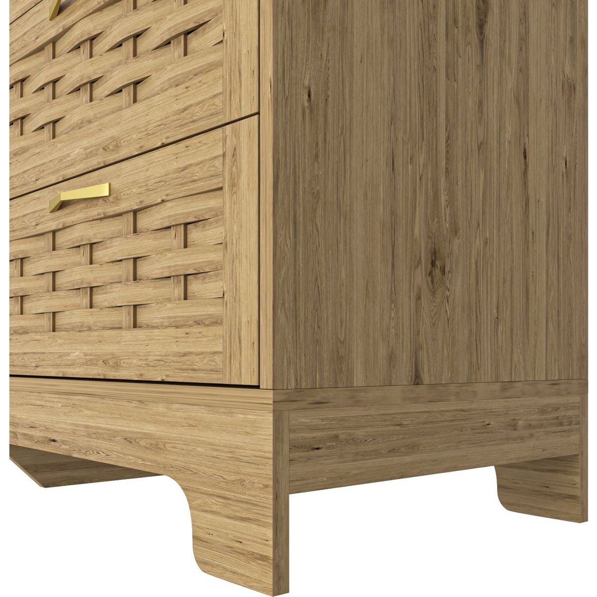 Wood 6 Drawer Dresser for Bedroom, Large Double Dresser with Wide Drawers, Modern Chest of Drawers,Storage Organizer Dresser,Nursery Dresser,for Living Room, Hallway, Bedroom, Kids Bedroom