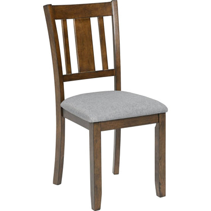 Dining Chairs set for 4,Kitchen Chair with Padded Seat, Side Chair for Dining Room, Walnut