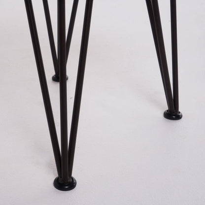 ZION INDUSTRIAL WOOD AND METAL COFFEE TABLE WITH ACCENT TABLE