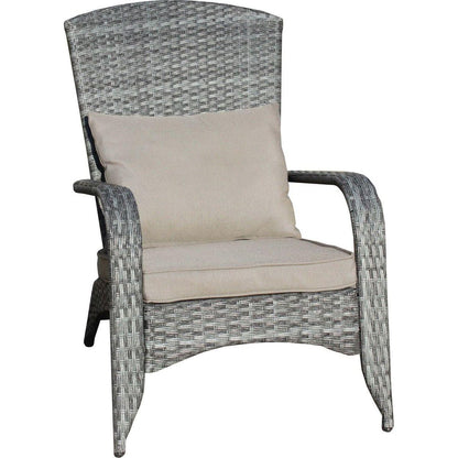 Patio Chair with Cushions(Grey Cushion)