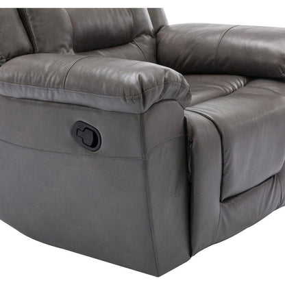 360Swivel and Rocking Home Theater Recliner Manual Recliner Chair with Wide Armrest for Living Room,Bedroom, Grey