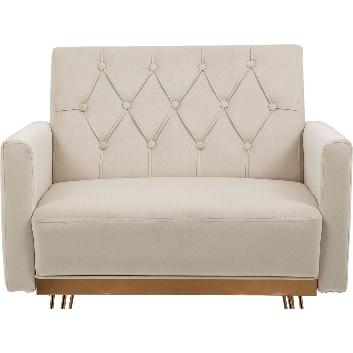 Accent Chair, leisure single sofa with Rose Golden feet