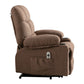 Power Lift Recliner Chair Recliners for Elderly with Heat and Massage Recliner Chair for Living Room with Infinite Position and Side Pocket,USB Charge Port.BROWN