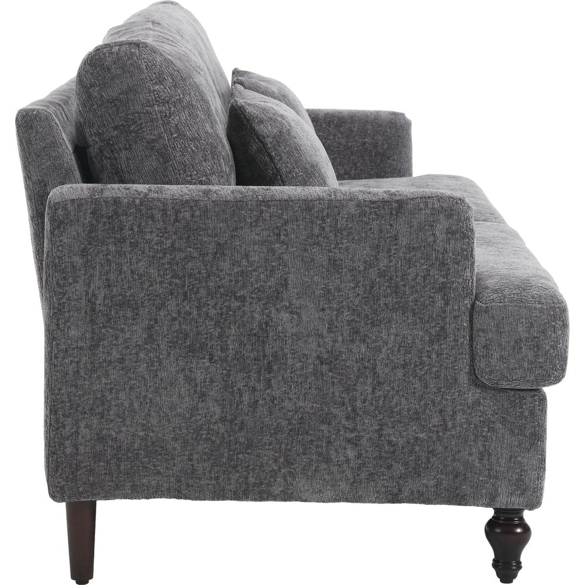 Modern chenille Fabric Loveseat, 2-Seat Upholstered Loveseat Sofa Modern Couch