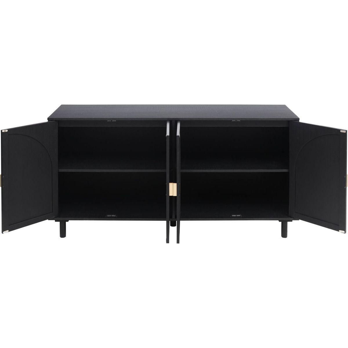 4 Door Cabinet, Suitable for Bedroom, Living Room, Study