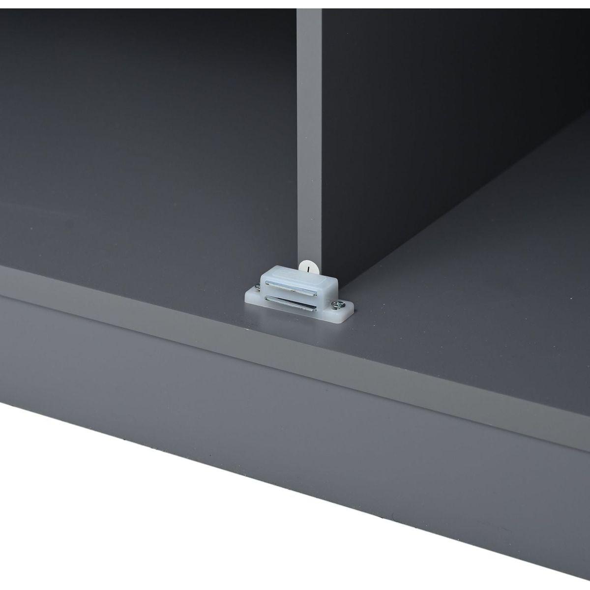 [Assembly Video Provided]40.2x20x71.3inch High Freestanding Kitchen Pantry Large Cupboard Storage Cabinet with 2 Drawers, 2 Adjustable Shelves, 8 Door Shelves for Kitchen, Dining Room,Gray