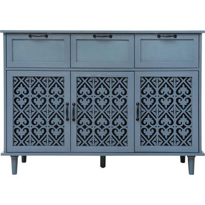 3 Door 3 Drawer Cabinet, American Furniture, Suitable for Bedroom, Living Room, Study - Streamdale Furniture