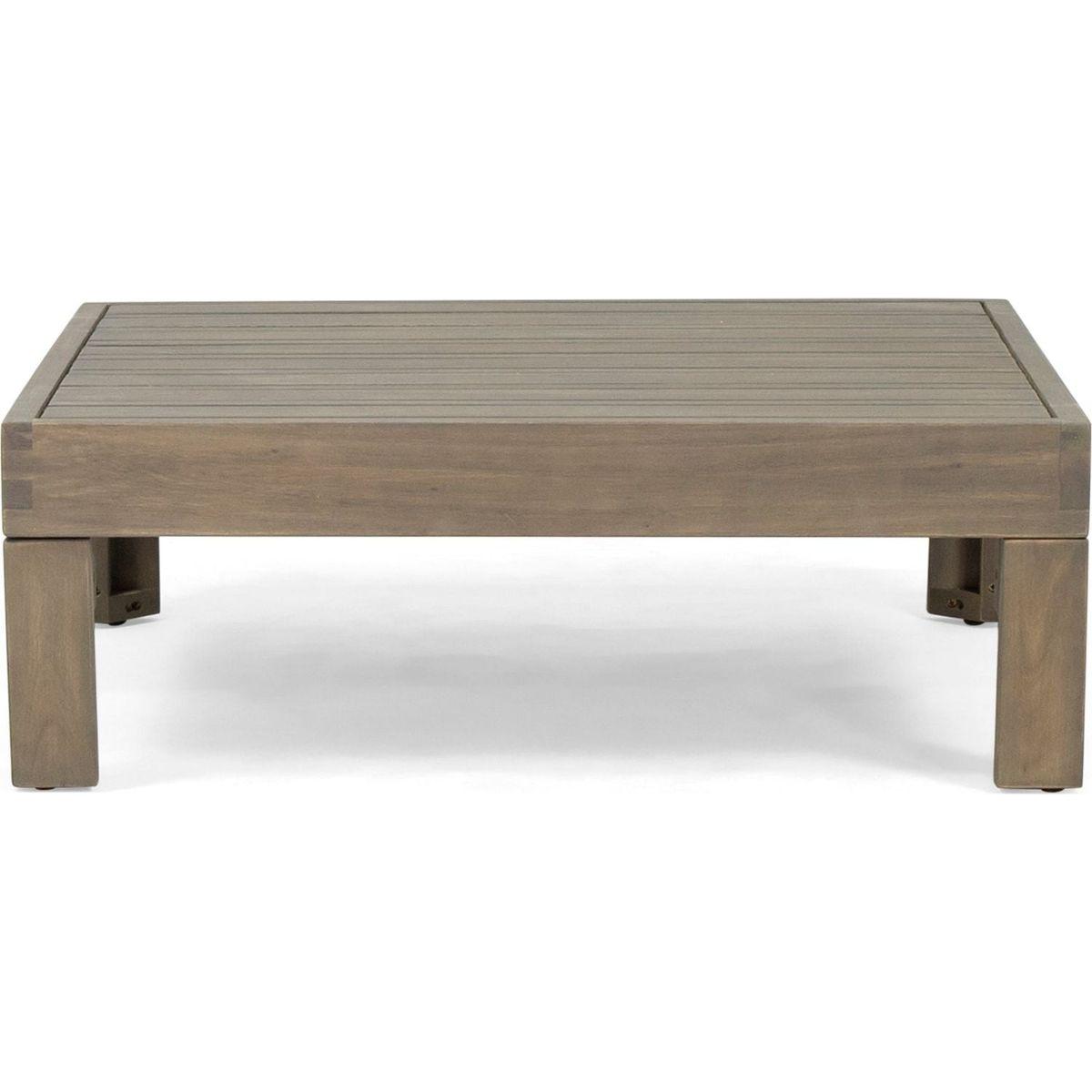 OANA 3-Piece LOVE SEAT SET WITH COFFEE TABLE, WHITE