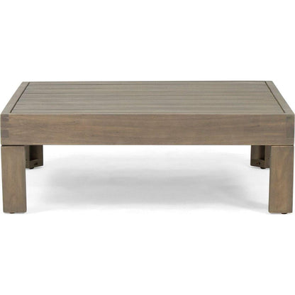 OANA 3-Piece LOVE SEAT SET WITH COFFEE TABLE, WHITE