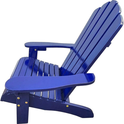 Outdoor or indoor Wood children Adirondack chair,blue