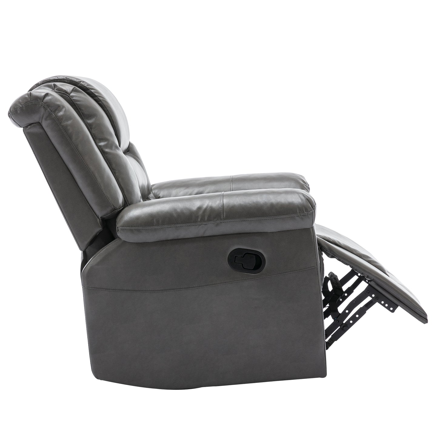 360Swivel and Rocking Home Theater Recliner Manual Recliner Chair with Wide Armrest for Living Room,Bedroom, Grey