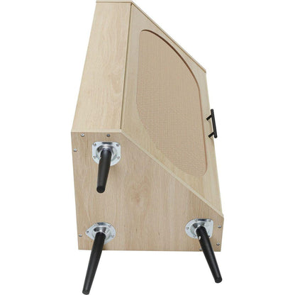 Corner cabinet, Rattan door,Freestanding Corner Tables For Small Spaces, Corner Shelf Stand For Living Room, Kitchen, Bathroom, Bedroom