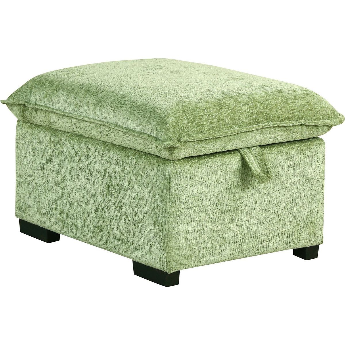 82.67"Convertible Sofa Bed Sectional Sofa Sleeper L-shaped Sofa with a Storage Ottoman,Two Pillows, Two Power Sockets and Two USB Ports for Living Room, Green