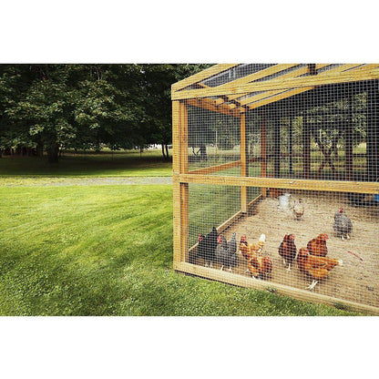 Hardware Cloth 1/2 inch 48in x 100ft 19 Gauge, Hot-dip Galvanized After Welding Chicken Wire Fence Roll Garden Plant Welded Metal Wire Fencing Roll, Rabbit Cages Snake Fence