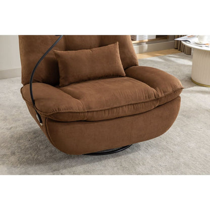 Power Recliner Swivel Glider USB Charger With Bluetooth Music Player Different Function Sleep Working Game and Leisure Model Grey