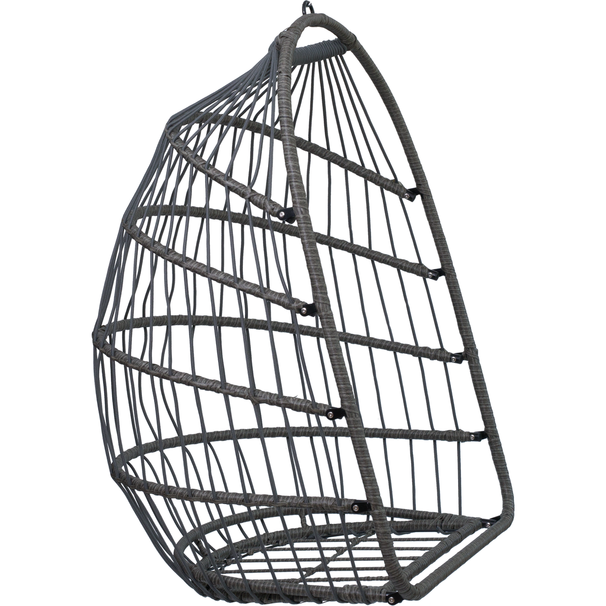Outdoor Egg Hanging Chair with Stand, Patio Wicker Swing Egg Chair Indoor Swinging Chair Outdoor Hammock Egg Chair