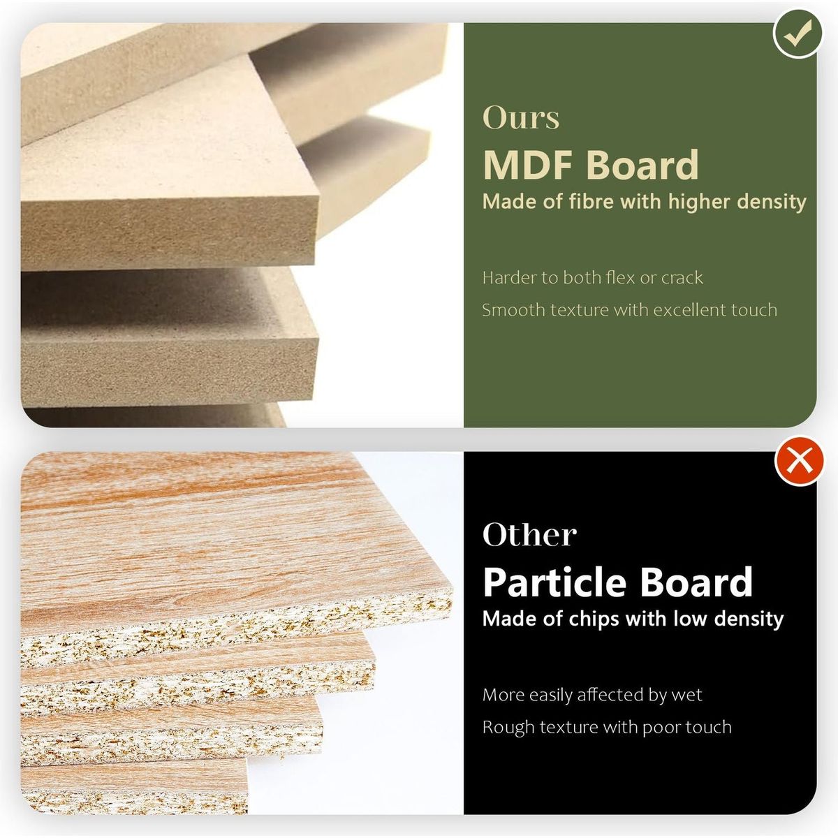 4 Drawer Dresser, Modern Rattan Dresser Chest with Wide Drawers and Metal Handles, Farmhouse Wood Storage Chest of Drawers for Bedroom, Living Room, Hallway, Entryway