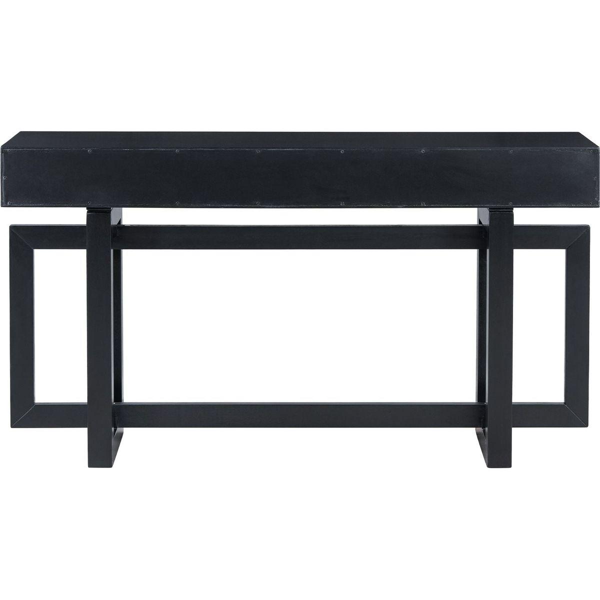 Elegant Console Table with Three Drawers, Extra Long Entryway Table for Entryway, Hallway, Living Room, Foyer, Corridor