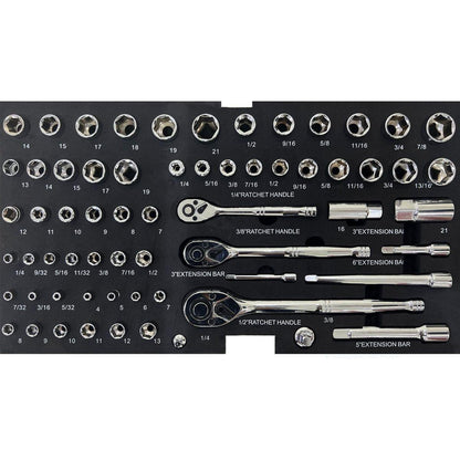 3 Drawers Tool Box with Tool Set