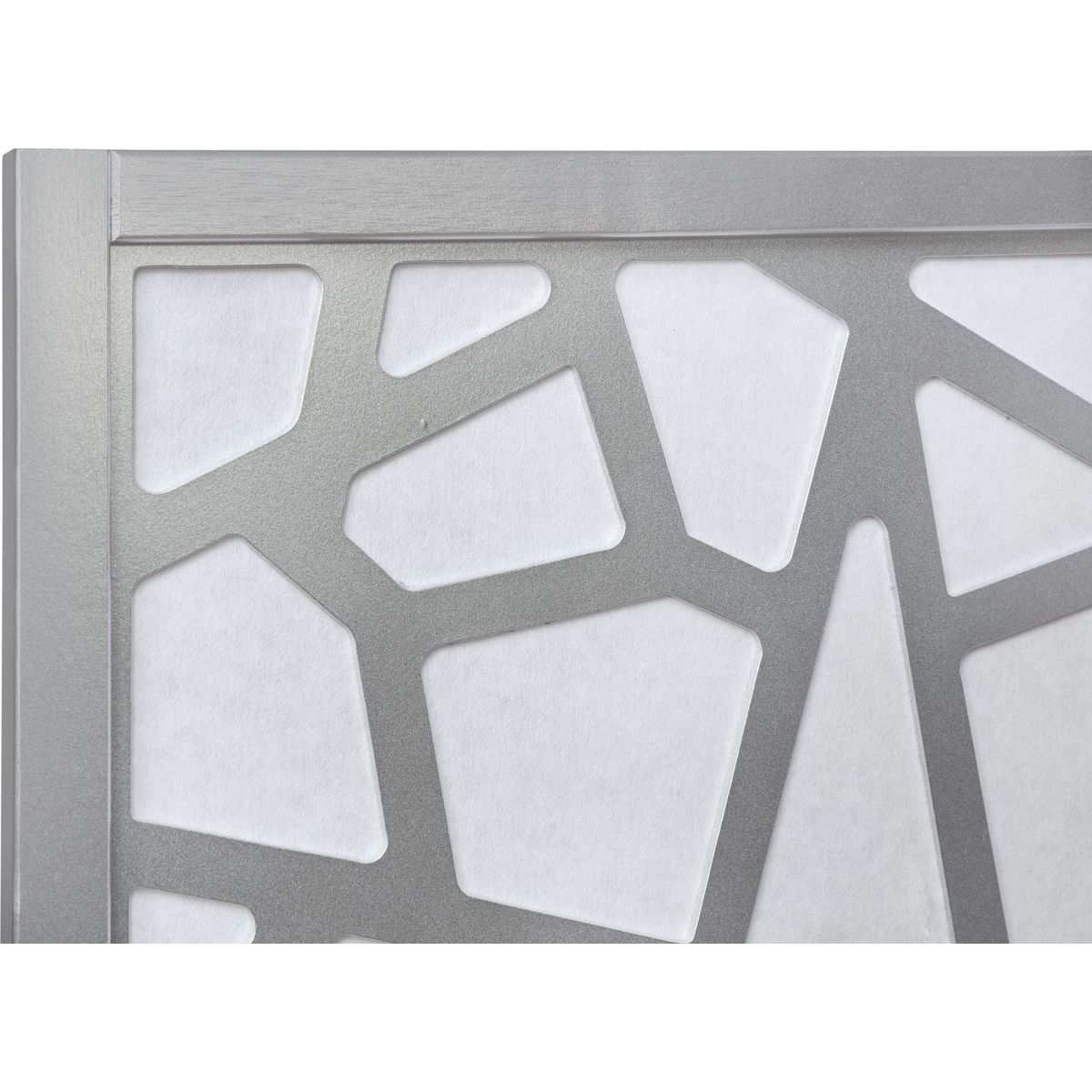 Giyano 4 Panel Screen Room Divider, Sliver