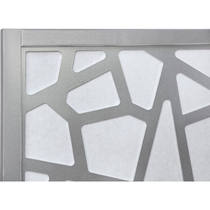 Giyano 4 Panel Screen Room Divider, Sliver