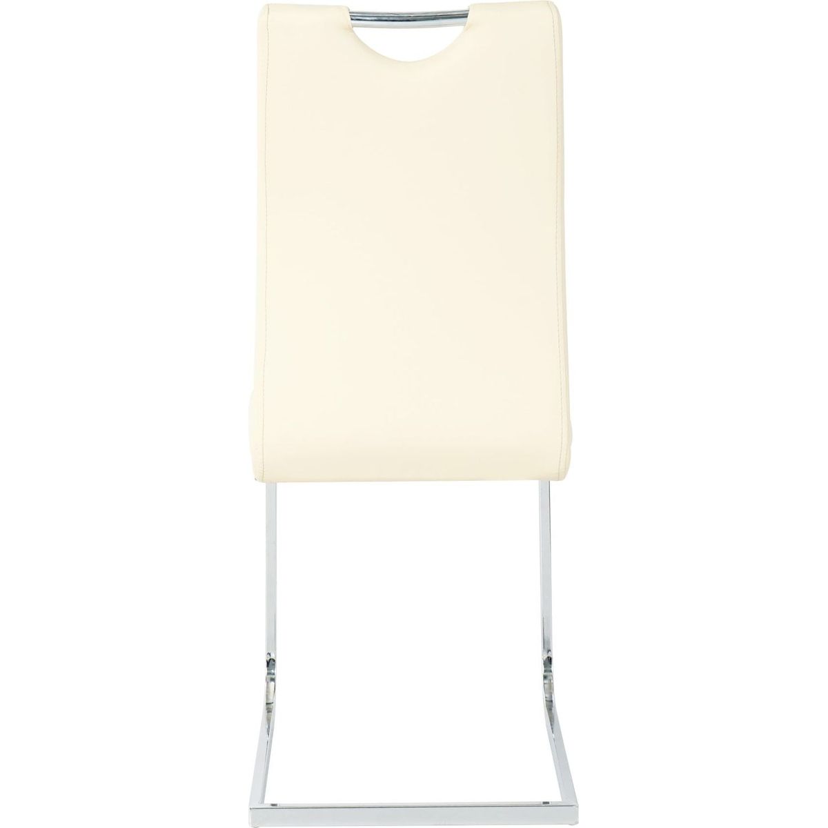 Modern PU dining chair living room chair upholstered chair, electroplated metal legs design, kitchen, living room, bedroom, dining room side chair (Set of 2)