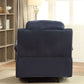 Parklon Recliner (Motion) in Blue Microfiber