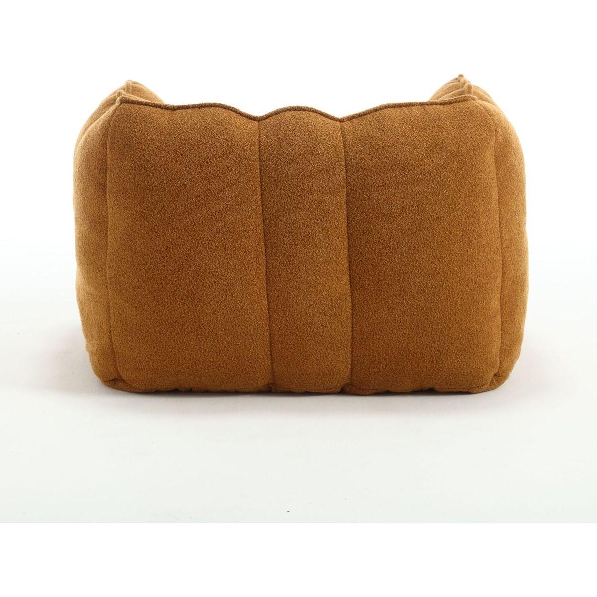 Soft Bean Bag Chair with High Resilient Foam(Chips)for living room and bedroom,Comfortable Square Lazy Sofa with Footstool, Cover for Adults to Gaming, Reading, and Watching TV