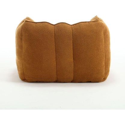 Soft Bean Bag Chair with High Resilient Foam(Chips)for living room and bedroom,Comfortable Square Lazy Sofa with Footstool, Cover for Adults to Gaming, Reading, and Watching TV