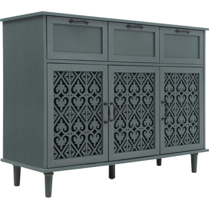 3 Door 3 Drawer Cabinet, American Furniture, Suitable for Bedroom, Living Room, Study