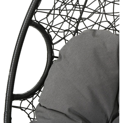 KYLIE HANGING BASKET- GREY (only basket, NOT include a hanging stand)