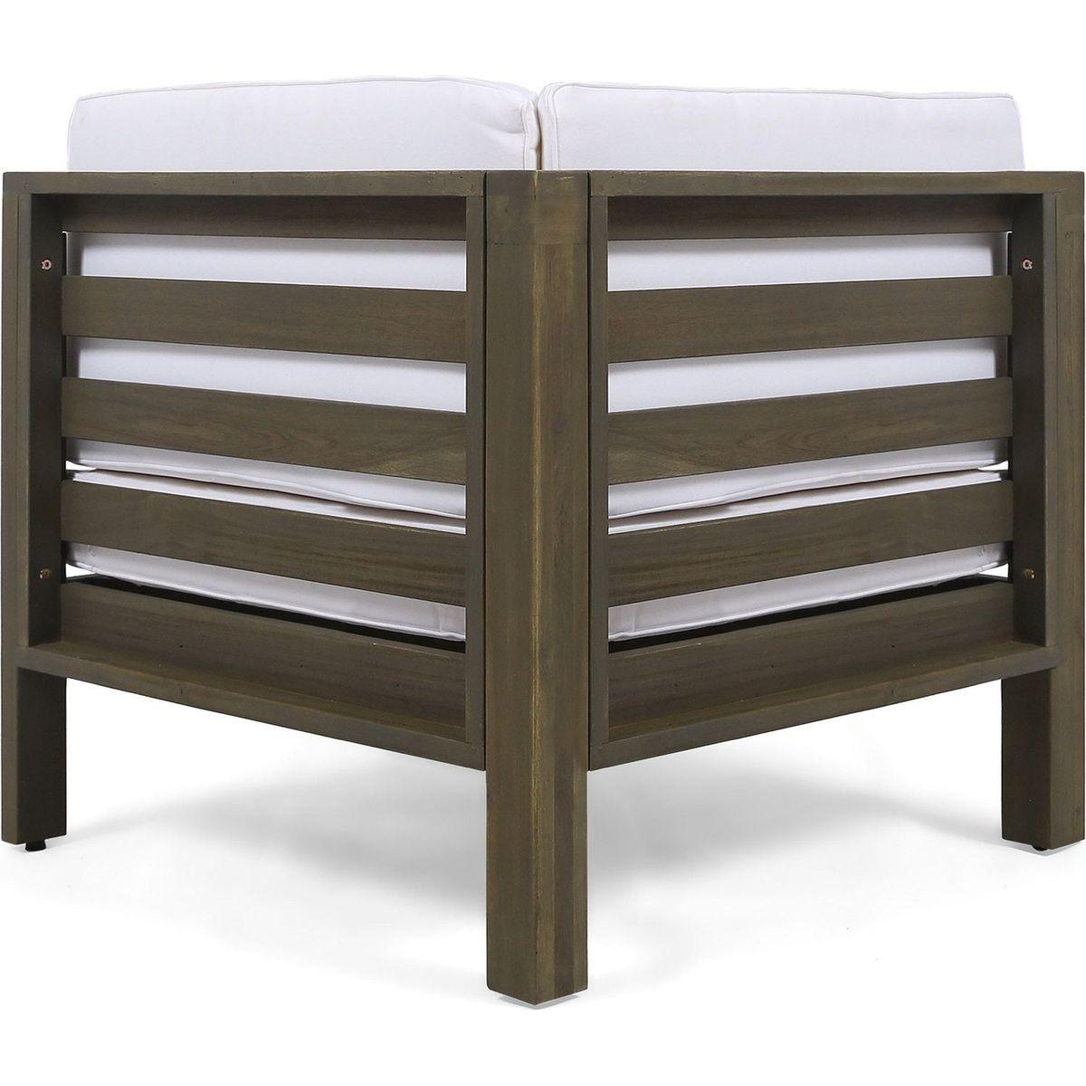 OANA CORNER CHAIR, WHITE