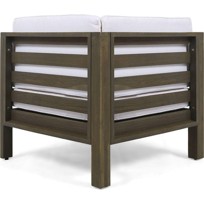 OANA CORNER CHAIR, WHITE