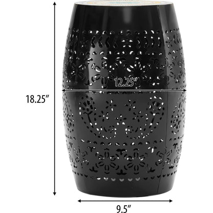 RUBY12" SIDE TABLE -BLACK