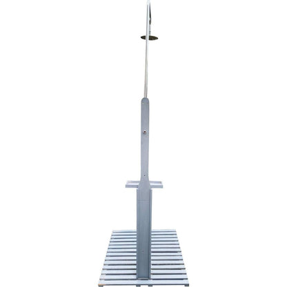 Outdoor Garden Pool Shower with Chassis Board, for Swimming Pool, Patio, Terrace, Garden,Wood