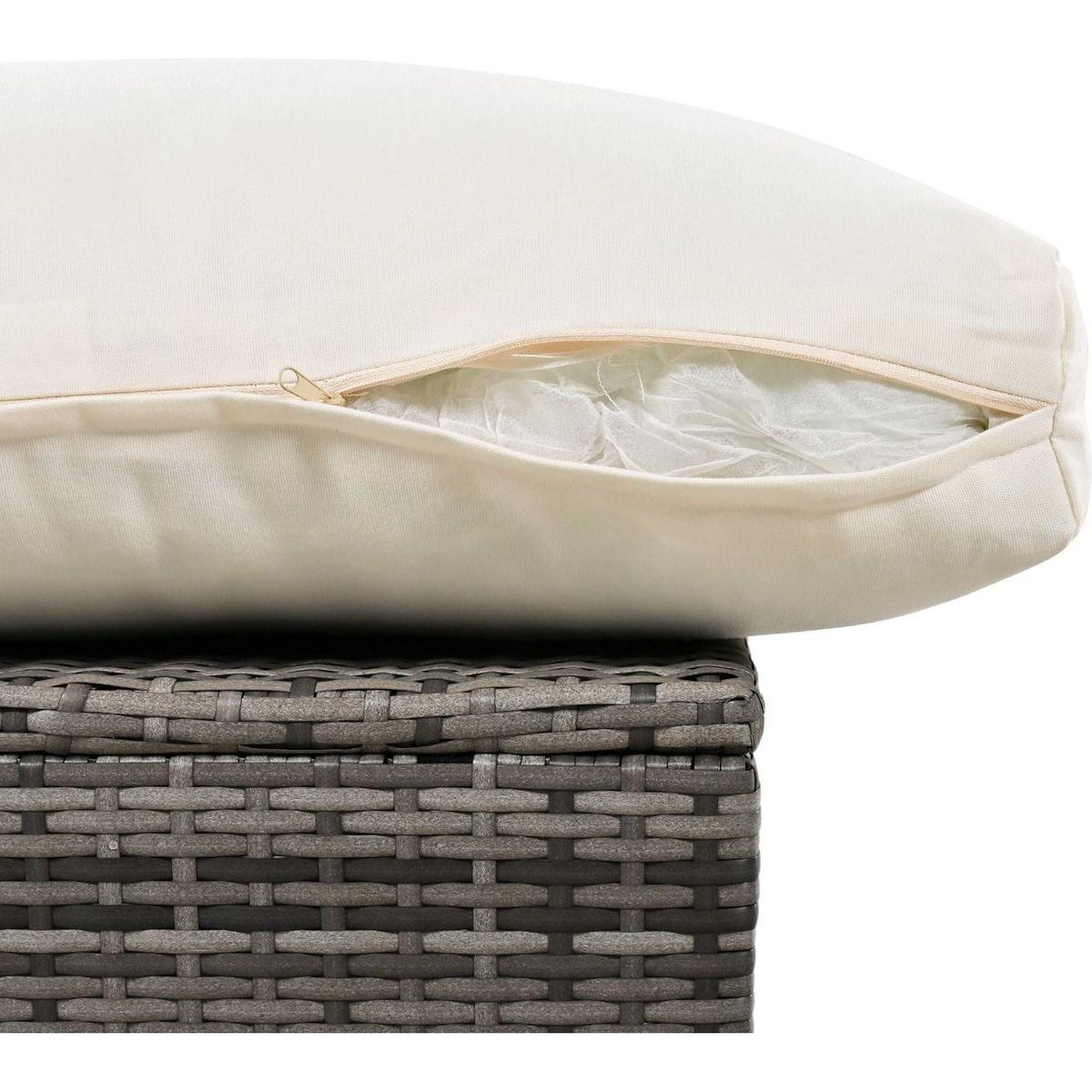 U-shaped multi-person outdoor sofa set, suitable for gardens, backyards, and balconies.