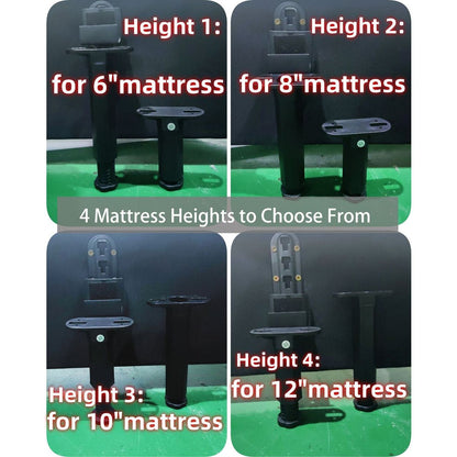 Queen Size Luxury Upholstered Platform Bed with Oversized Padded Backrest and Solid Wood Frame,suitable for Multiple heights of mattresses,Green