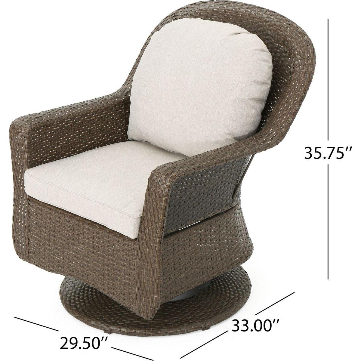 LIAM SWIVEL CLUB CHAIR (Set of 2)