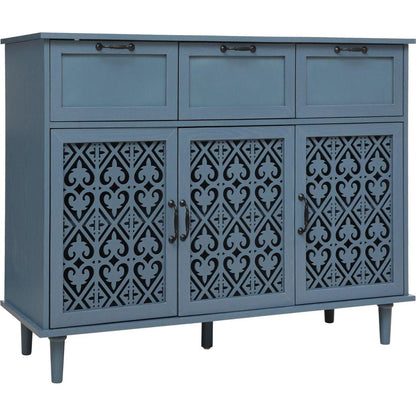 3 Door 3 Drawer Cabinet, American Furniture, Suitable for Bedroom, Living Room, Study - Streamdale Furniture
