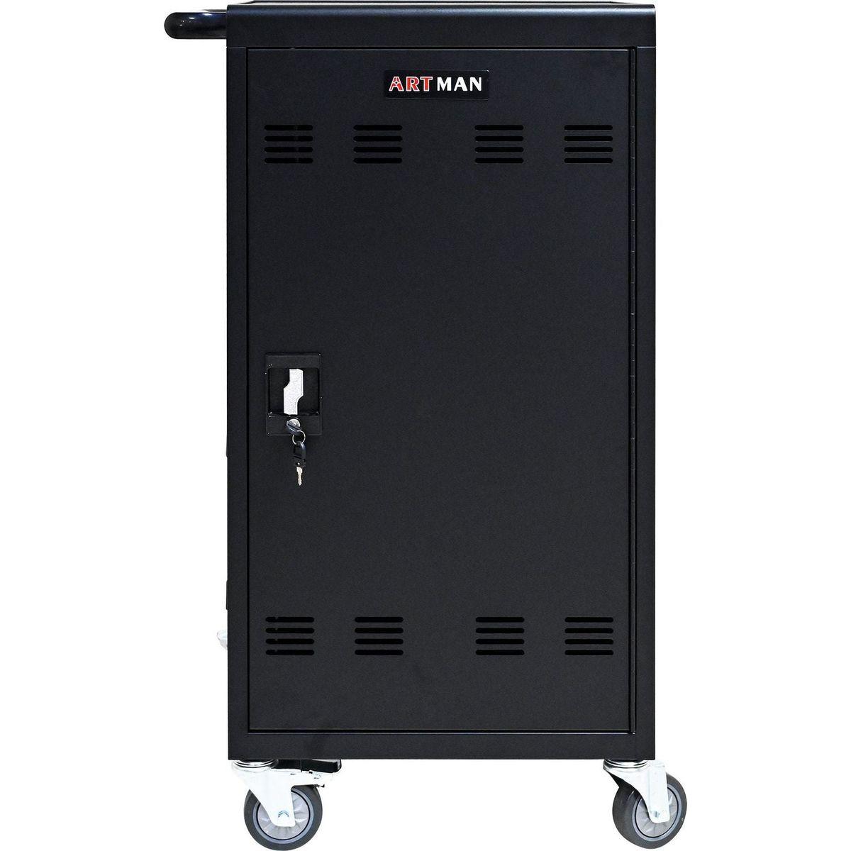 Mobile Charging Cart and Cabinet for Tablets Laptops 45-Device